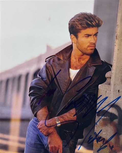 George Michael Signed 8" x 10" Color Photo (Third Party Guaranteed)