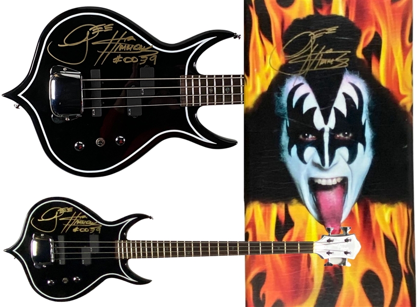 KISS: Gene Simmons Signed “Punisher” Bass Guitar (Third Party Guaranteed)