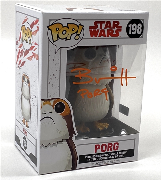 Star Wars: Brian Herring “Porg” Signed “Pop” Toy (Third Party Guaranteed) 
