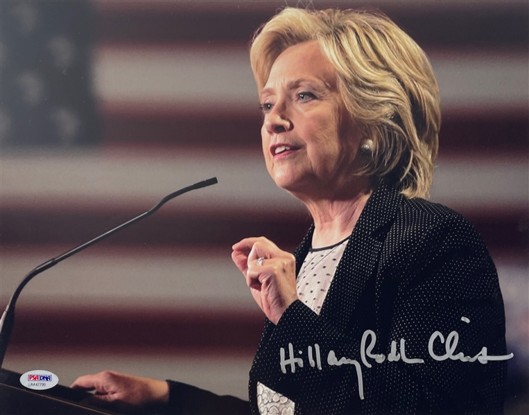 Hillary Clinton Signed 11" x 14" Color Photo (PSA/DNA COA)