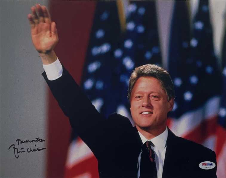 President Bill Clinton Signed 11" x 14" Color Photo (PSA/DNA LOA)