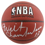 Wilt Chamberlain Signed Spalding NBA I/O Model Basketball (PSA/DNA LOA)