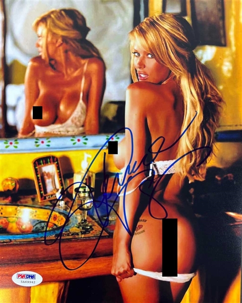 Jenna Jameson Lot of 2 Signed 8" x 10" Photos (PSA/DNA)