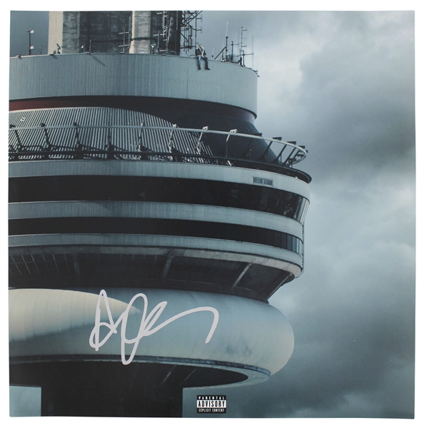 Drake RARE Signed "View" 12" x 12" Album Cover Photograph (PSA/DNA)