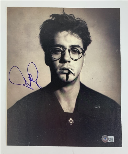 Robert Downey Jr. Signed 10" x 12" Magazine Photo (Beckett/BAS LOA)(Steve Grad Autograph Collection)