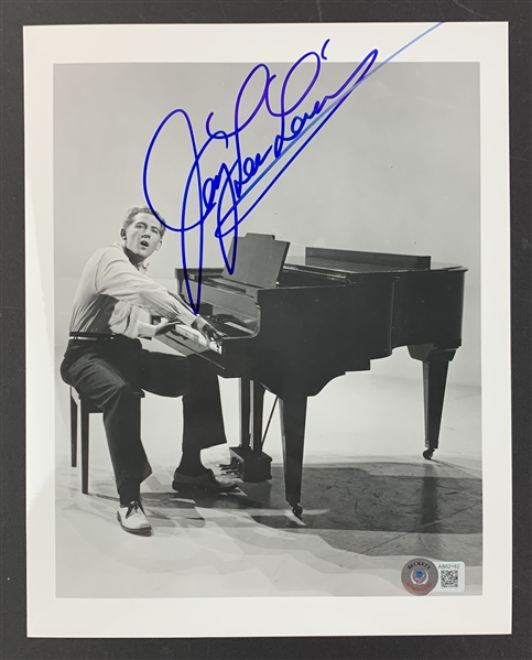 Jerry Lee Lewis Signed 8" x 10" Photo (Beckett/BAS LOA)(Steve Grad Autograph Collection)