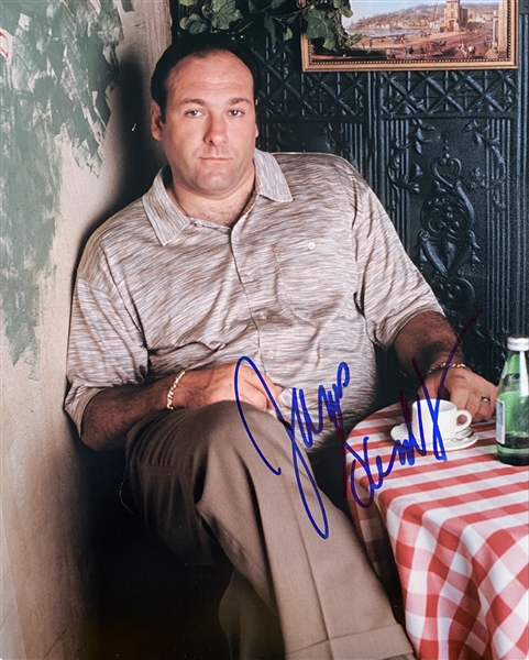 James Gandolfini Signed “The Sopranos” 8" x 10" Photo (Third Party Guaranteed)