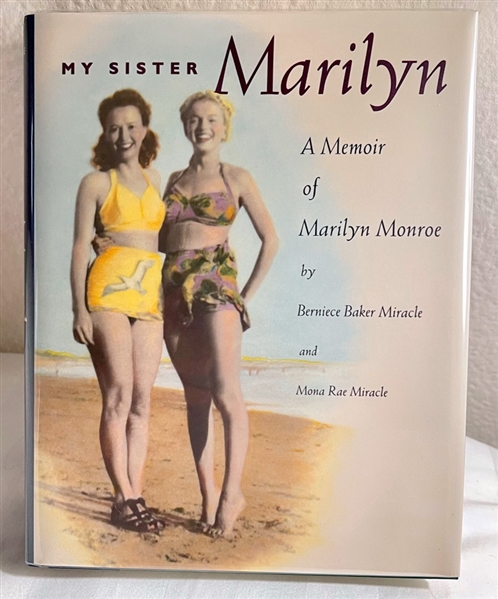 "My Sister Marilyn" - A Memoir of Marilyn Monroe Signed 1st Edition Book! Pristine! (Third Party Guarantee)