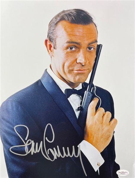 Sean Connery Signed 11" x 14" Color James Bond Photograph (JSA)