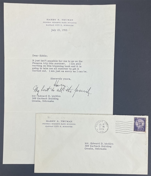 Harry S. Truman Typed Letter Signed (Beckett/BAS LOA)
