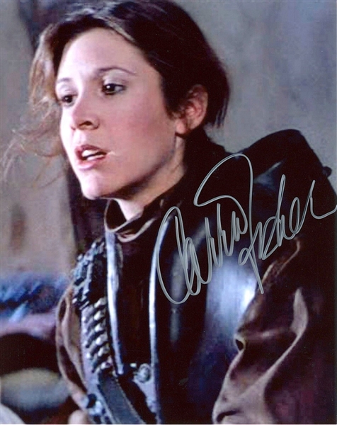 Star Wars: Carrie Fisher Signed 8” x 10” Photo from “Return of the Jedi” (Third Party Guaranteed)
