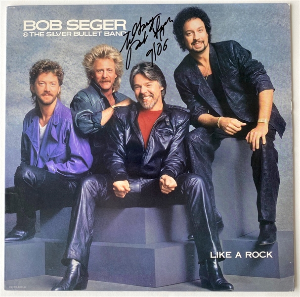 Bob Seger In-Person Signed “Like a Rock” Record Album (JSA LOA) 