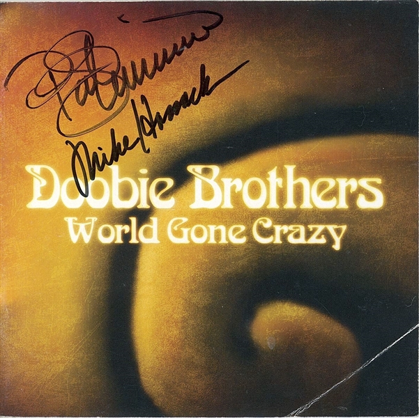 Doobie Brothers “World Gone Crazy” Group Signed CD Insert (4 Sigs) (Third Party Guaranteed) 