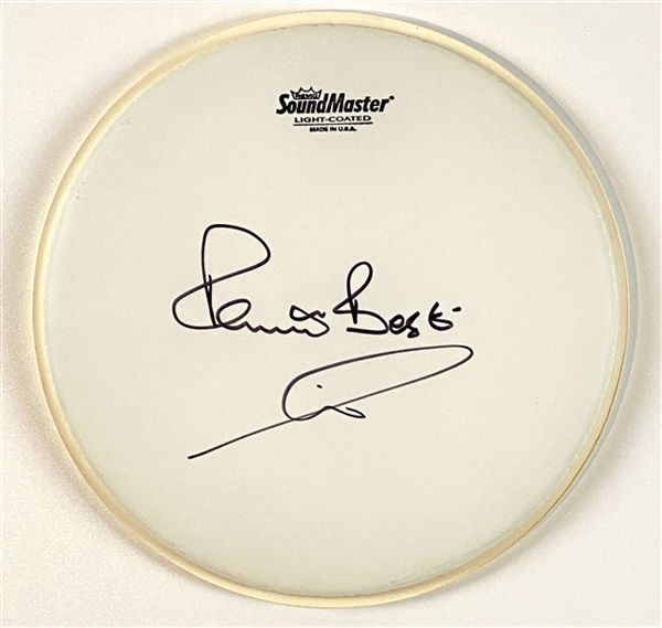 Beatles: Pete Best Signed 10” Drumhead (Third Party Guaranteed)