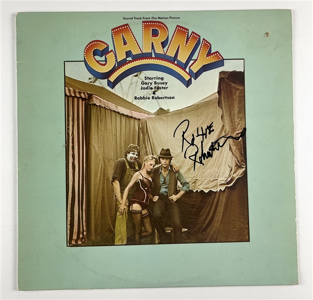 Robbie Robertson Signed “Carny” Soundtrack Album Record (Third Party Guaranteed)