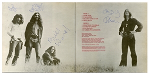 Black Sabbath Ultra-Rare Fully-Signed UK First Vinyl Pressing Of The Album Paranoid (Letter of Provenance)(Tracks UK LOA)