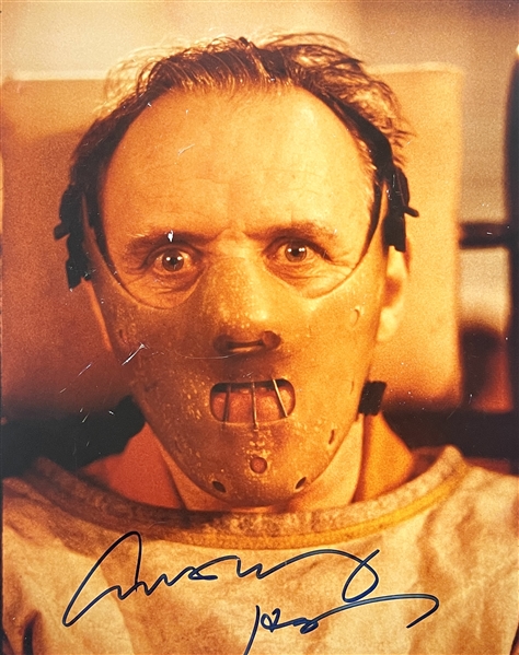 Sir Anthony Hopkins Signed 8" x 10" Color Photo as Hannibal Lecter from "The Silence of the Lambs" (Beckett/BAS LOA)