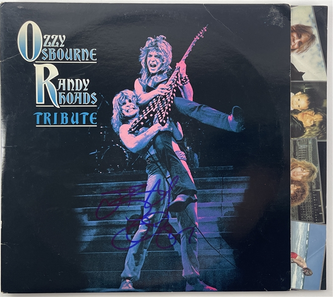 Ozzy Osbourne Signed Randy Rhoads Tribute Album (Beckett/BAS LOA)