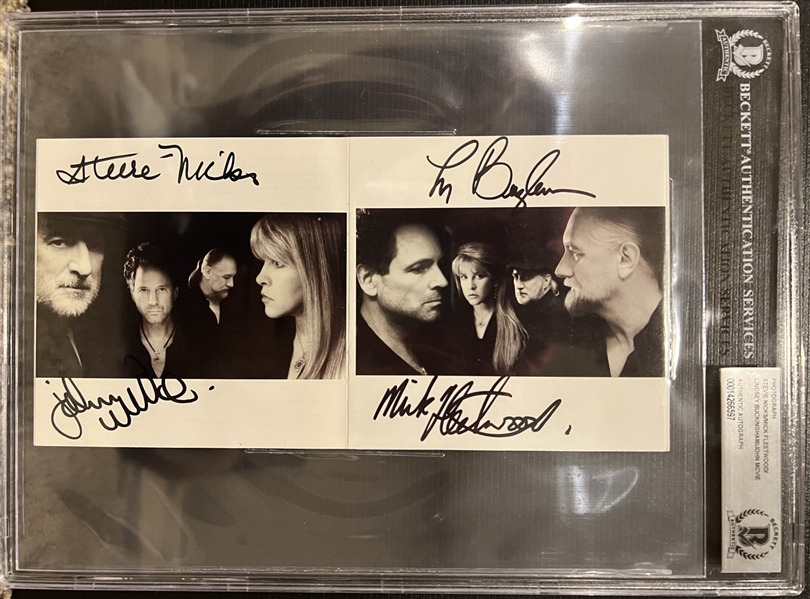 Fleetwood Mac RARE Group Signed "Say You Will" CD Booklet (Beckett/BAS Encapsulated)
