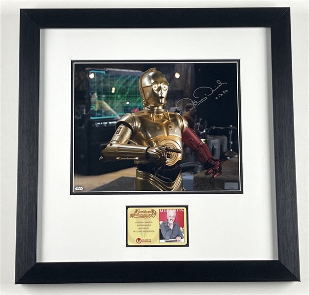 Star Wars: Anthony Daniels C-3PO signed 8” x 10” Photo (Celebrity Authentics) (Third Party Guaranteed)
