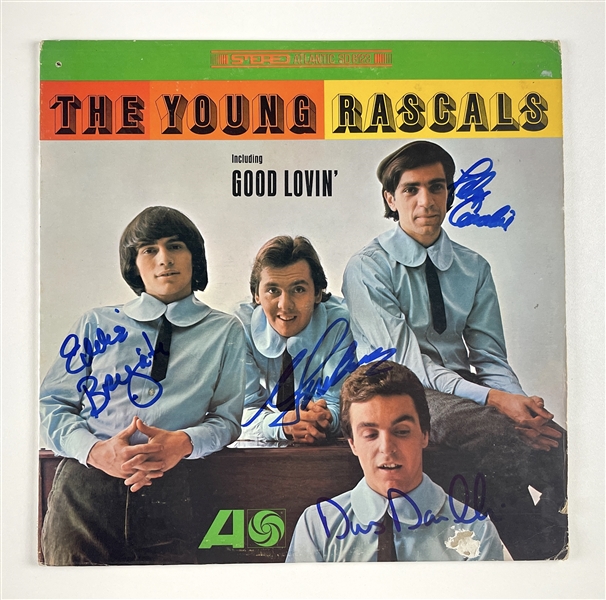 Young Rascals Group Signed Self-Titled Debut Album Record (4 Sigs) (Third Party Guaranteed) 
