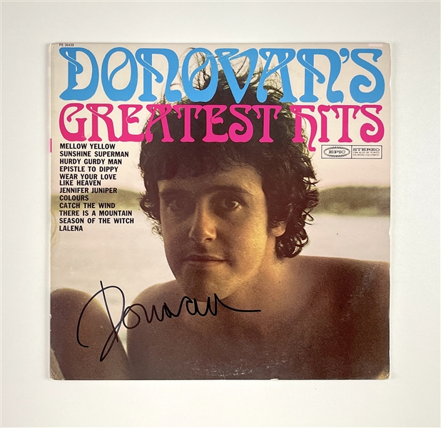 Donovan Signed “Donovan’s Greatest Hits” Album Record (Third Party Guaranteed) 