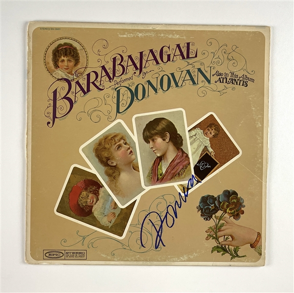 Donovan Signed “Barabajagal” Album Record (Third Party Guaranteed) 
