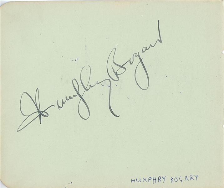 Humphrey Bogart Signature (Beckett/BAS LOA)