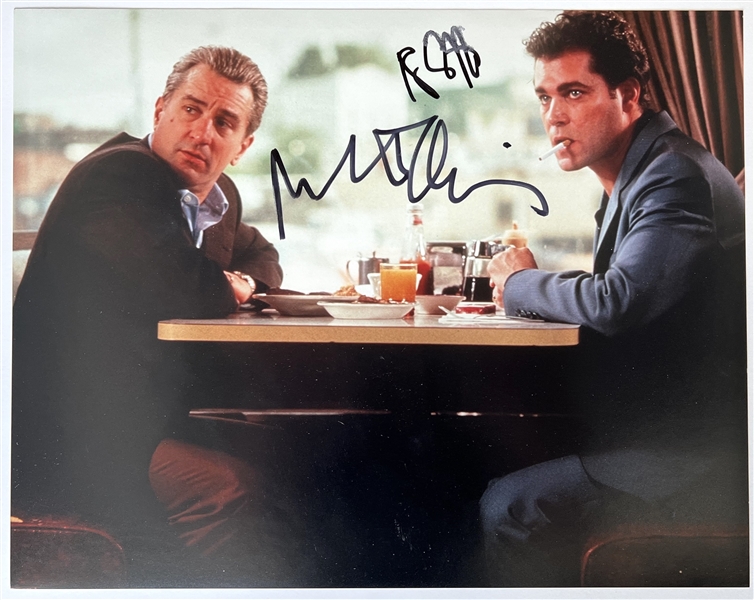 Goodfellas: Ray Liotta & Robert De Niro Dual-Signed 14” x 11” Photo (JSA Authentication)  