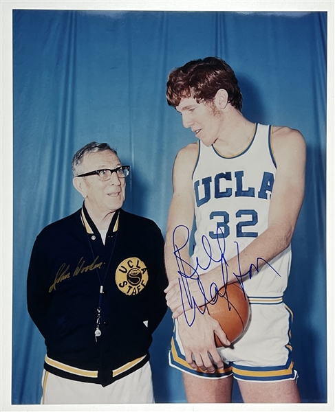 UCLA: John Wooden & Bill Walton 16” x 20” Signed Photo (Third Party Guaranteed)