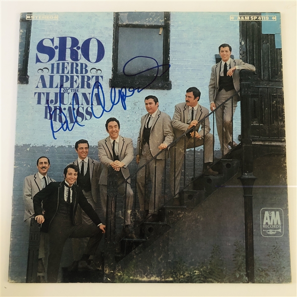Herb Alpert In-Person Signed “S.R.O” Album Record (John Brennan Collection) (Beckett/BAS Authentication)