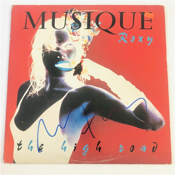 Roxy Music: Bryan Ferry In-Person Signed “Musique” Album Record (John Brennan Collection) (Beckett/BAS Authentication)