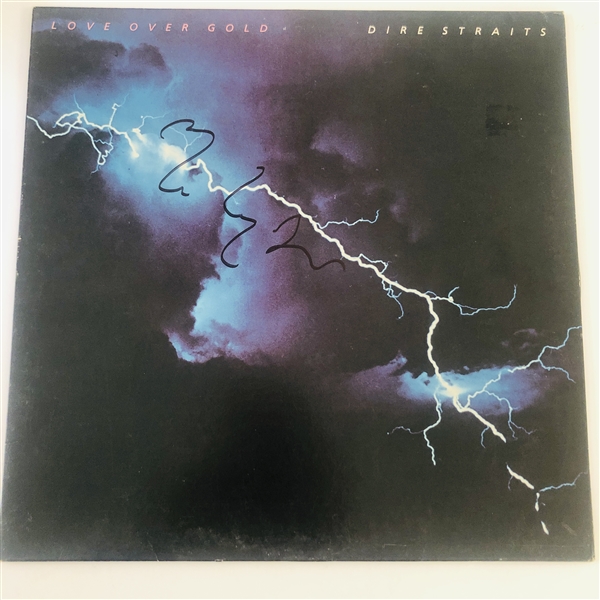 Dire Straits: Mark Knopfler In-Person Signed “Love Over Gold” Album Record (John Brennan Collection) (Beckett/BAS Authentication)