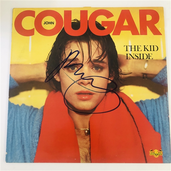 John Cougar Mellencamp In-Person Signed “The Kid Inside” Album Record (John Brennan Collection) (Beckett/BAS Authentication)