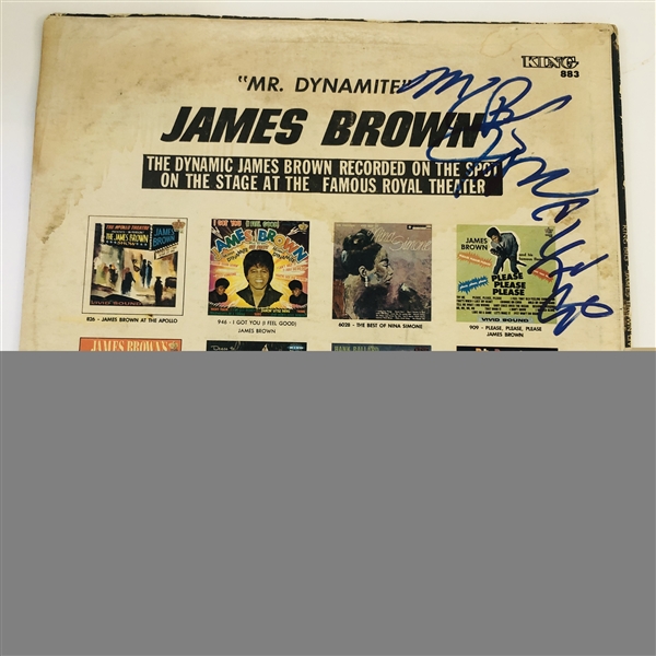 James Brown In-Person Signed “Pure Dynamite” Album Record (John Brennan Collection) (Beckett/BAS Authentication)