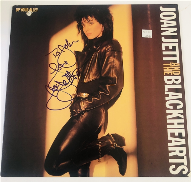 Joan Jett In-Person Signed “Up Your Alley” Album Record (John Brennan Collection) (Beckett/BAS Authentication)