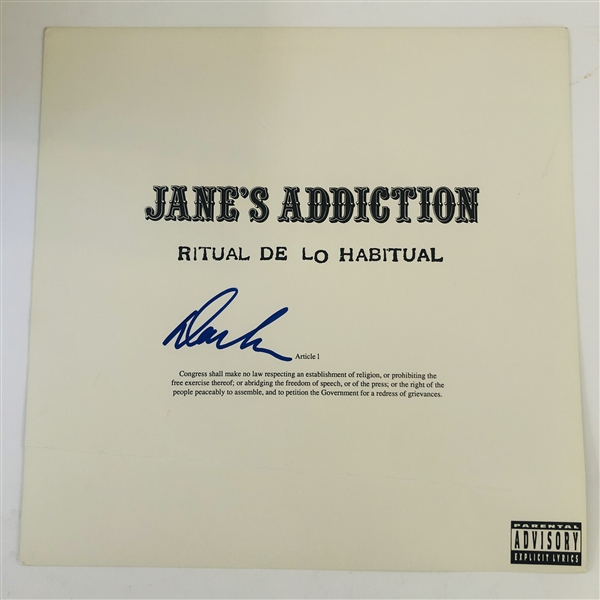 Janes Addiction: Dave Navarro In-Person Signed “Ritual de lo Habitual” Album Record Flat (John Brennan Collection) (Beckett/BAS Authentication)
