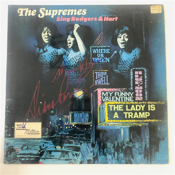 The Supremes In-Person Group Signed “Sing Rodgers & Hart” Album Record (2 Sigs) (John Brennan Collection) (Beckett/BAS Authentication)