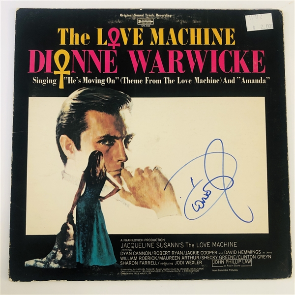 Dionne Warwick In-Person Signed “The Love Machine” Album Record (John Brennan Collection) (Beckett/BAS Authentication)