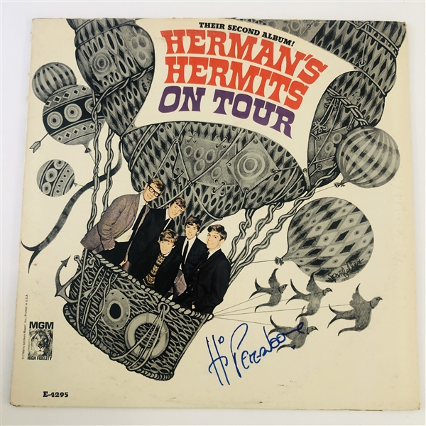 Herman’s Hermits: Peter Noone In-Person Signed “On Tour” Album Record (John Brennan Collection) (Beckett/BAS Authentication)