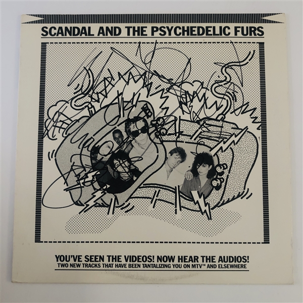 Psychedelic Furs In-Person Group Signed “Sampler” Album Record (3 Sigs) (John Brennan Collection) (JSA Authentication)