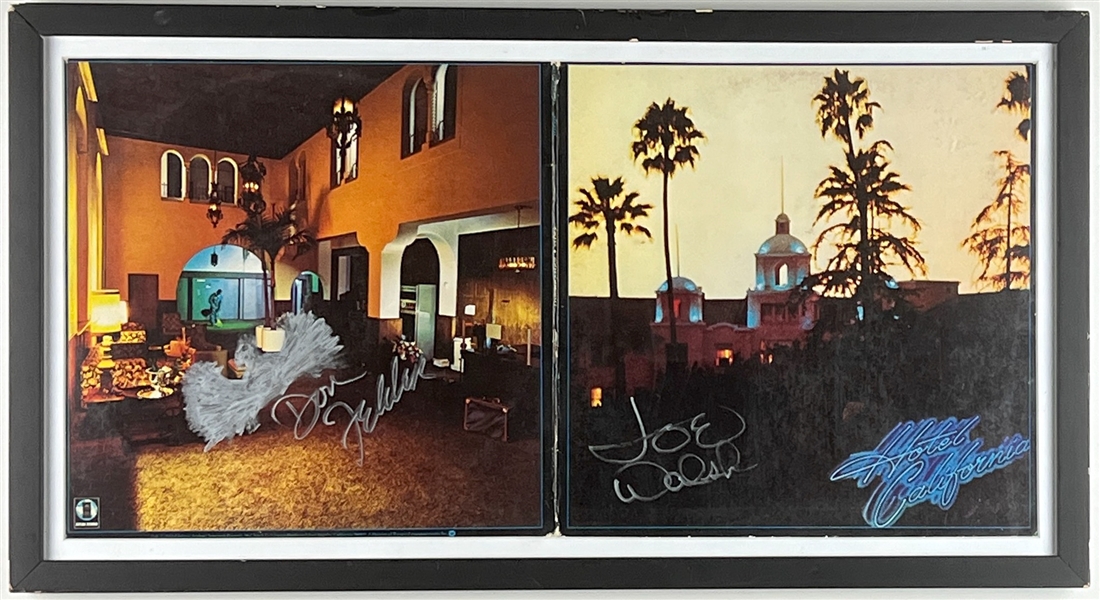The Eagles: Don Felder & Joe Walsh Dual-Signed “Hotel California” Album (Third Party Guaranteed) 