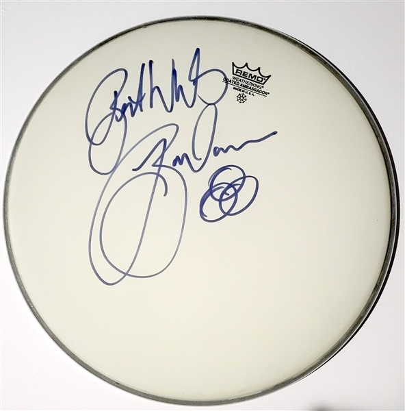 Led Zeppelin: Jason Bonham Signed 14" Drumhead (Third Party Guaranteed)