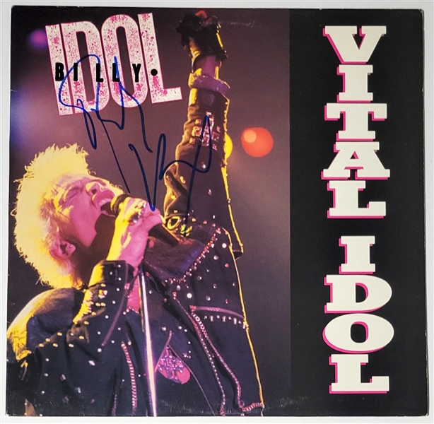 Billy Idol Signed “Vital Idol” Record Album (Third Party Guaranteed) 
