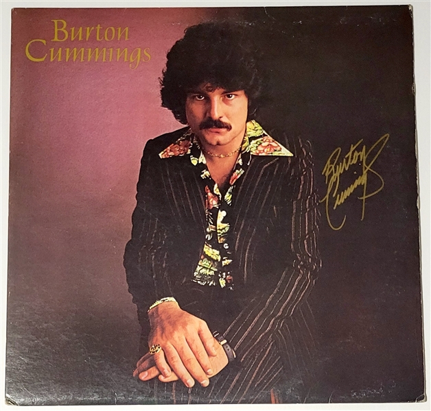 Burton Cummings Signed Self-Titled Debut Record Album (Third Party Guaranteed)