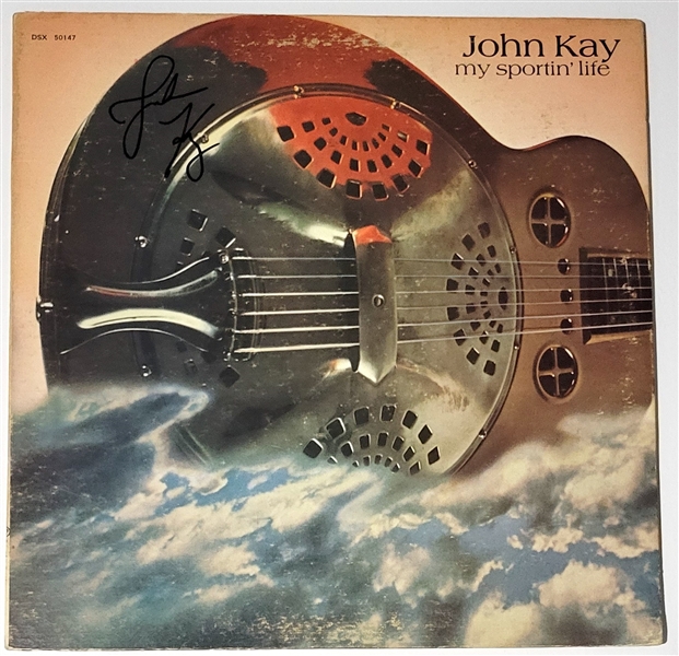 Steppenwolf: John Kay Signed “My Sportin’ Life” Record Album (Third Party Guaranteed)