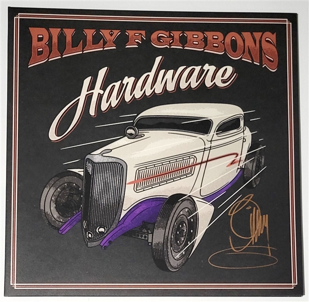 ZZ Top: Billy Gibbons Signed “Hardware” Record Album (Third Party Guaranteed)