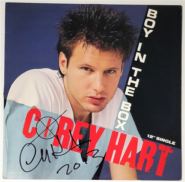 Corey Hart Signed “Boy in the Box” 12” EP Record (Third Party Guaranteed)