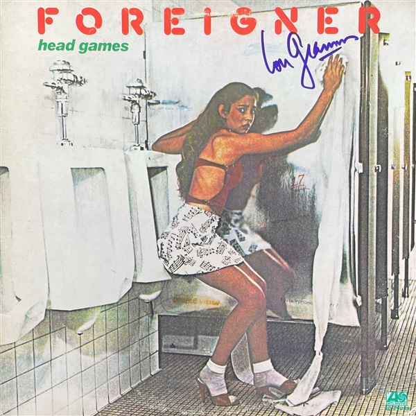 Foreigner: Lou Gramm Signed "Head Games" Vinyl Cover (Beckett/BAS Guaranteed)
