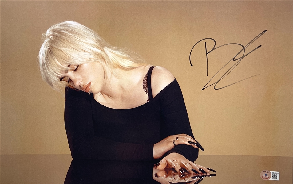 Billie Eilish Signed Special Edition 11" x 17" Photograph (Beckett/BAS)